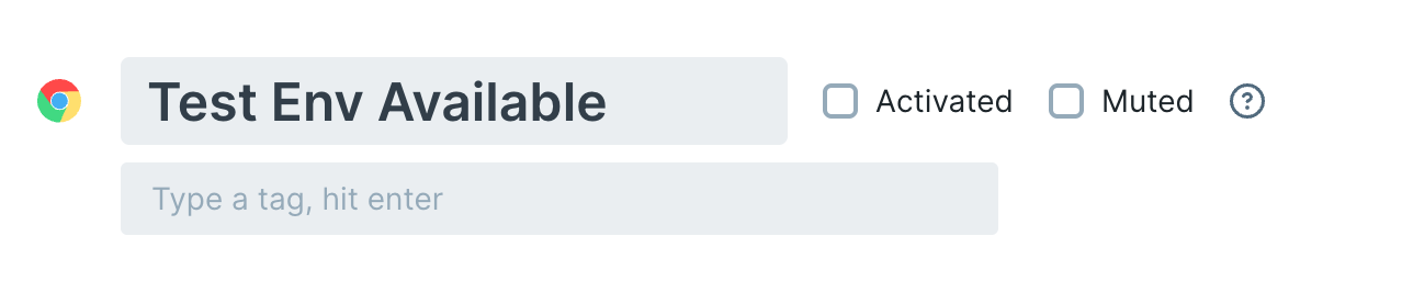 alert settings account / threshold alerting